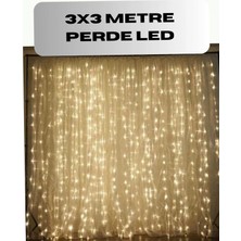 Astraltech 3x3 Perde LED Işık Şelale Model Özel Gün Dekoratif Aydınlatma