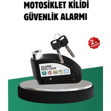 Astraltech Titreşim Sensörlü Alarm Disk Kilidi Motosiklet Scooter Bisiklet