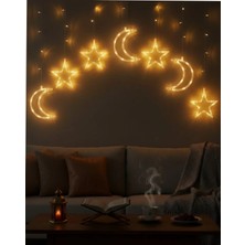 Astraltech Ramazan Için Büyük Boy Işıklı Ay Yıldız LED