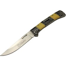 MiraLive A 3159 C Kamp Çakı 24 cm - Işlemeli Sedef Saplı, Kemerlikli
