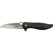 MiraLive Crkt Lotus 1265 Bk Siyah Kamp / Outdoor Çakı 18CM - Yarı Otomatik, Kemerlikli, Kutulu