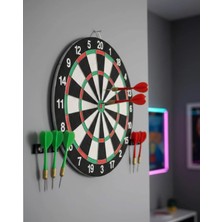 Astraltech Şık Tasarımlı Dart Tahtası 12 Inç Dayanıklı Ahşap Gövde