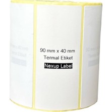 Livizmir Moda 90X40 mm Termal Etiket, Barkod/adres/kargo Termal Etiketleri,  ve Diğer Yazıcılarla Uyumlu