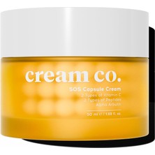 Livizmir Moda Cream Co. Leke Karşıtı Cilt Tonu Eşitleyici C Vitamini Nemlendirici Kapsül Yüz Kremi 50 Ml, Tüm Cilt Tipleri