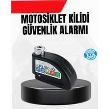 Astraltech Alarm Disk Fren Kilidi Paslanmaz Çelik Motosiklet Scooter Bisiklet
