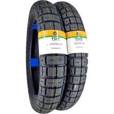 TDT Tyres 110/90-17 ve 90/90-19 (Tubeless - Dubleks) Runner Lastik Takımı