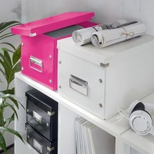 Livizmir Moda 61080023 Wow C&s Kutu Küp Büyük Boy, Metalik Pembe