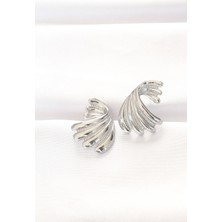 Pirinç Gümüş Renk Küpe 5886 - PINVOX8792-6345