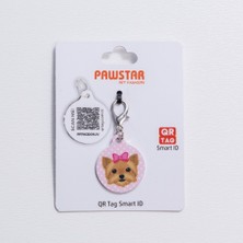 Pawstar Yorkshire Köpek Desenli Qr Tag Evcil Hayvan Künyesi Isimlik Pet Tag Köpek Künyesi Kedi Künyesi Qr Kodlu Künye