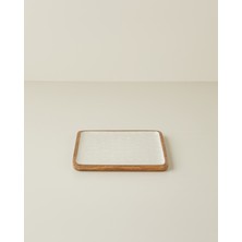 English Home Perla Mango Sunumluk 24X24 cm Krem