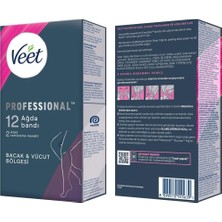 Livizmir Moda Professional Sir Ağda Bandı Bacak & Vücut Bölgesi Hassas Ciltler Için 12'li