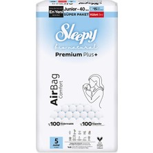 Sleepy Bio Natural Külot Bez,5 Beden 40 Adet