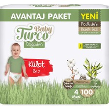Baby Turco Külot Bez, 4 Beden 100 Adet