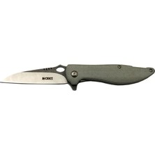İlk El Grup Crkt Lotus 1265 Gri Kamp / Outdoor Çakı 18CM - Yarı Otomatik, Kemerlikli, Kutulu