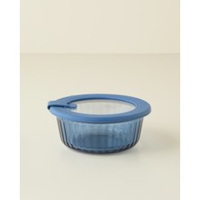 English Home Aqua Cam Saklama Kabı 400 ml Lacivert