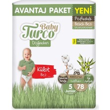Baby Turco Külot Bez, 5 Beden 78 Adet