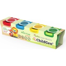 Childgen Oyun Hamuru Minicup - 4'lü Ana Renkler Set (4X65 Gr)