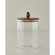 English Home Leona Cam Kavanoz 840 ml Şeffaf