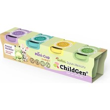 Childgen Oyun Hamuru Minicup - 4'lü Pastel Set (4X65 Gr)