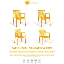 Empressco Paris | 4ADET Kollu Lux Cafe & Restaurant Sandalyesi