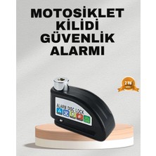 Astraltech Ekonomik Alarm Disk Kilidi Motosiklet Scooter Bisiklet Güvenlik