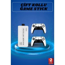 Eco Lounge Game Stick 4K Retro Çift Kollu Atari Oyunlari +20000 Oyunlu Konsol Nostalji