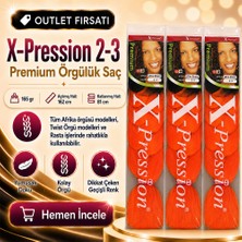 Esranın Dünyası 3 Paket / Afrika Örgüsü ve Rasta Için Sentetik Ombreli 2/3