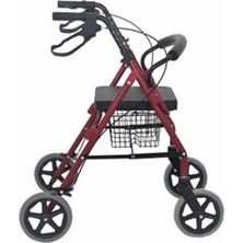 Empressco Rolatör 4 Tekerlekli Yürüteç 130 kg Taşıma Rollatör