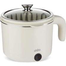 Astraltech Sinbo SCO-5063 Çok Fonksiyonlu Buharlı Pişirici – 1 Litre Kapasite, Paslanmaz Gizli Rezistans, Temp
