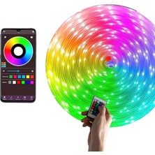 Astraltech Amber LED Rgb Magic Peri Işık - 5V USB Girişli, Uygulamalı, Uzaktan Kumandalı, Müzi