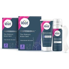 Astraltech Veet Professional Bikini Bölgesi Tüy Dökücü Krem Seti (50 ml + 50 Ml) x 2 Adet
