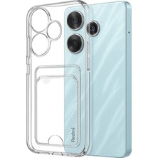 Ankaverse®   Redmi 13 4g Kılıf Kart Şeffaf Silikon - Şeffaf