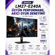 Dahua LM27-E240A 27″ 300Hz 1ms Fulll Hd Va Gaming (Oyuncu) Monitör