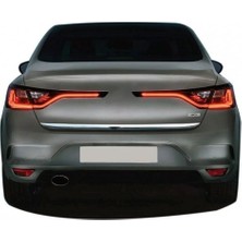 Empressco Renault Megane-4 Uyumlu 2016 ve Üzeri Krom Sdn Bagaj Alt Çıtası Paslanmaz Çelik