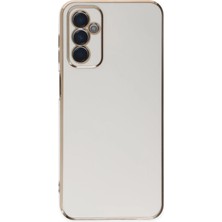 Ankaverse®  Samsung Galaxy M23 Kılıf Volet Silikon - Beyaz