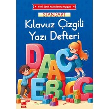Esranın Dünyası Renkli Standart Çizgili Yazı Defteri A4 Ebat