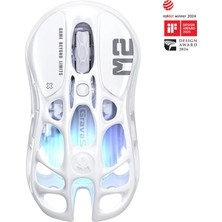 Gravastar Mercury M2 Rgb 26.000 Dpı Optik Gaming Mouse, Kablosuz, Opaline White