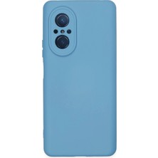 Ankaverse®  Huawei Nova 9 Se Kılıf Nano Içi Kadife Silikon - Mavi