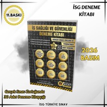 İSG Türkiye Sınav Deneme Kitabı Iş Sağlığı ve Güvenliği - 2026