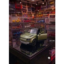 Oyuncak Sahili Land Rover Defender Jip Dıecast Metal 11.7cm Orjinal Hediyelik Koleksiyon Çekbırak Araba Kapı Açılır Yeşil