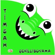 Esranın Dünyası Şekilli Boyama Timsah