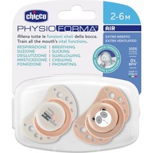 Chicco Physioforma Air 2'li Silikon Emzik 2-6 Ay Kız