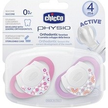 Chicco Emzik Physio Pembe Silikon 4m+ 2'li