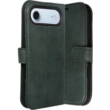 Ankaverse®   iPhone 17 Air Trend S Plus Kapaklı Kılıf - Yeşil