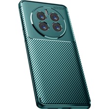 Ankaverse®  Realme 12 Pro Plus Kılıf Auto Focus Karbon Kapak - Koyu Yeşil