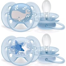 Philips Avent Ultra Soft Emzik 6-18 Ay 2li Erkek SCF223/03