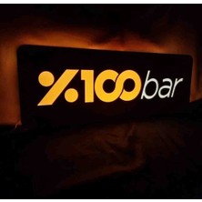 Saturno78 %100 Bar Ahşap LED Işıklı Duvar Dekoru