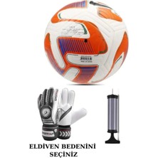 Empressco Eldiven + Extra Dayanıklı Futbol Topu Dikişli Iç ve Dış Mekan Futbol Topu