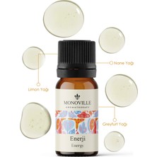 Monoville Enerji Uçucu Yağ Karışımı 10 ml (Energy Essential Oil Blend)