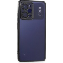 Ankaverse®   Poco X5 Pro 5g Kılıf  Lensli Silikon - Siyah